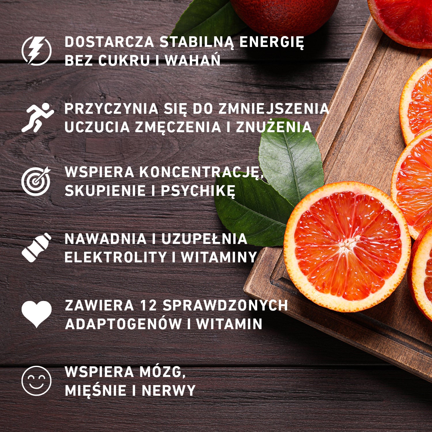 HYDRATION + ENERGY - Czerwona pomarańcza